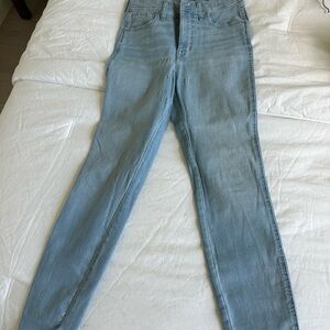 Madewell Women's Skinny Jeans in Light Blue